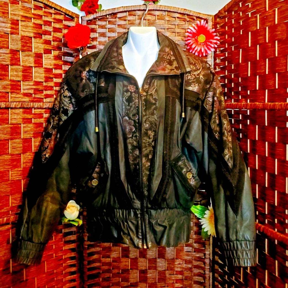 VintageG-III Global Identity Bomber Leather Jacket